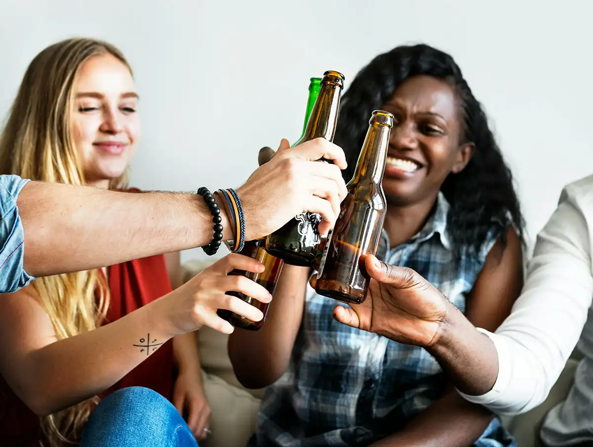 Alcoholism's Effect on Family teens drinking alcohol