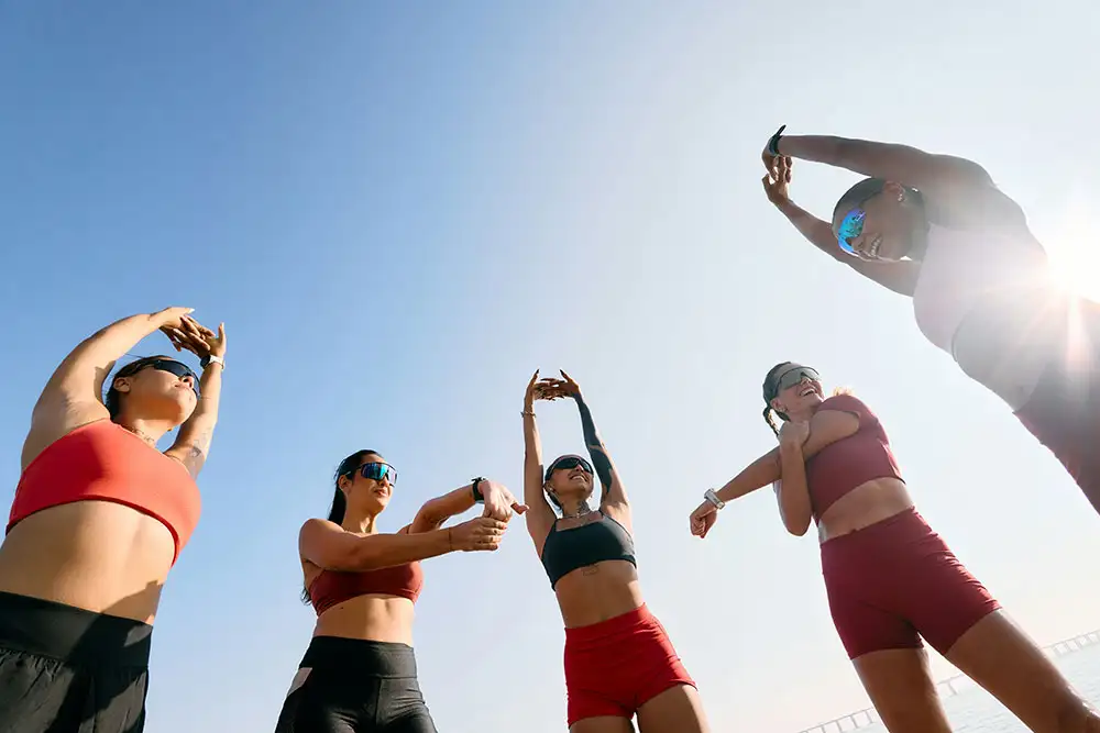 women doing some exercises as part of their addiction treatment in orange county california